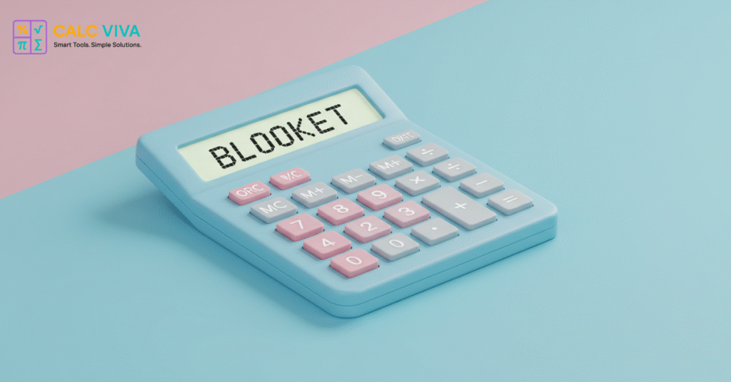 blooket calculator work